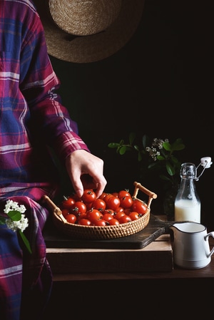 自拍-西红柿🍅-静物摄影-静物之美-美好时光 图片素材