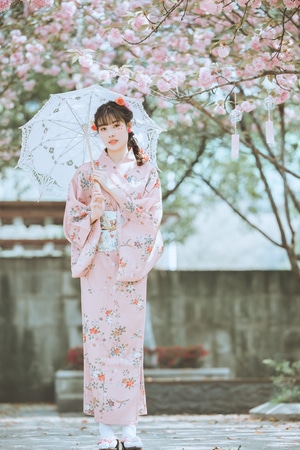 子彧-人像-写真-清新-和服 图片素材