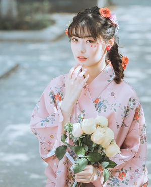 子彧-人像-写真-清新-和服 图片素材