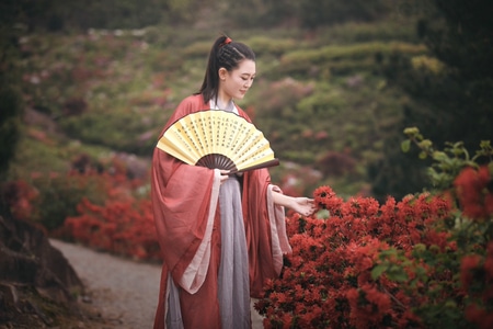 旅拍-古风-美女-环境人像-蜂蜜首发 图片素材