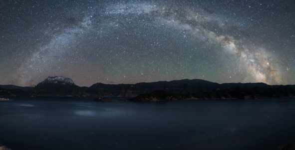 旅行-银河-银河-星星-夜景 图片素材