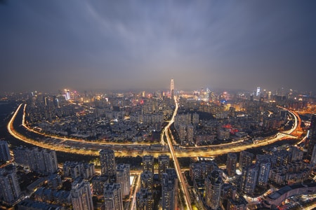 建筑-城市夜景-城市秘境-像素蜜蜂官方账号-城市 图片素材
