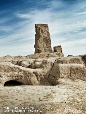 吐鲁番市-风光-遗址-遗迹-古城 图片素材