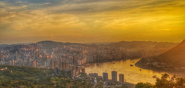 重庆市-八月你好-图蓝丹-生活记录-城市风景 图片素材