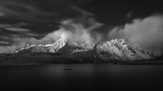 黑白图片-西藏-高原-山峰-地形 图片素材