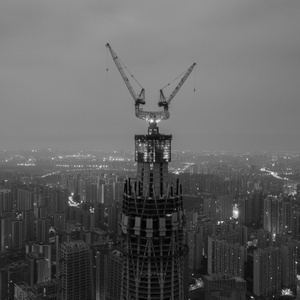 成都市-地标-航拍-摩天大楼-都市 图片素材