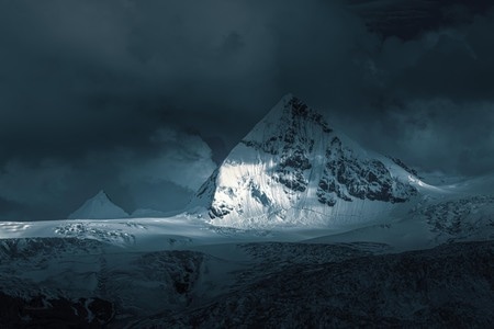 高原-西藏-风光-雪山-寒冷 图片素材