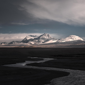 西藏-高原-风光-寒冷-雪山 图片素材