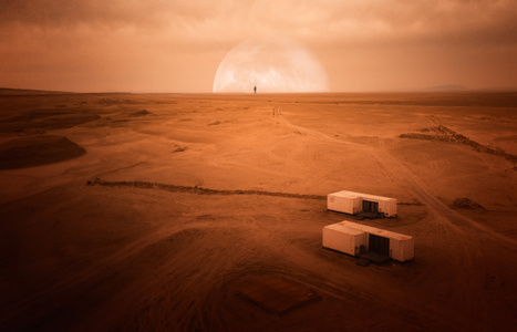 沙漠-合成-后期-火星-梦幻 图片素材