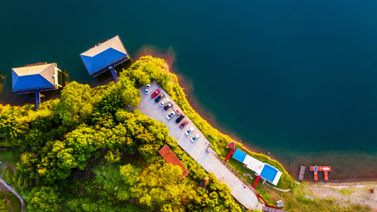 绵阳市-风景-风光-房屋-树 图片素材