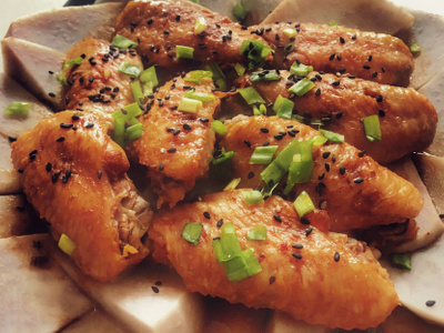 美食-烹饪-鸡翅-色彩-纪实 图片素材
