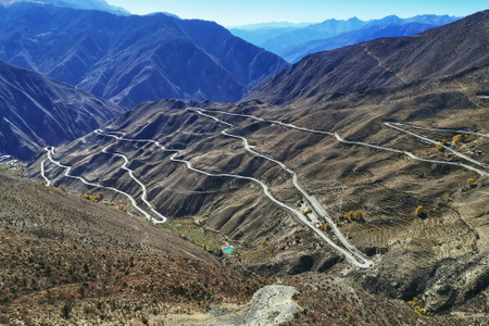 昌都市-风光-风景-道路-公路 图片素材