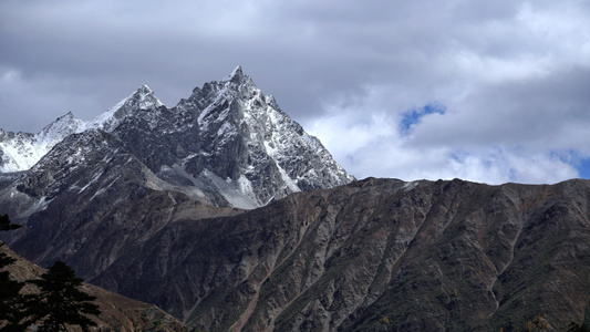 林芝市-雪山-自然-风光-风景 图片素材