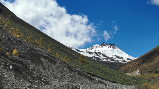 林芝市-雪山-自然-风光-风景 图片素材