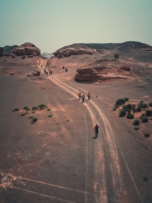 我要上封面-你好七月-敦煌-沙漠-戈壁 图片素材