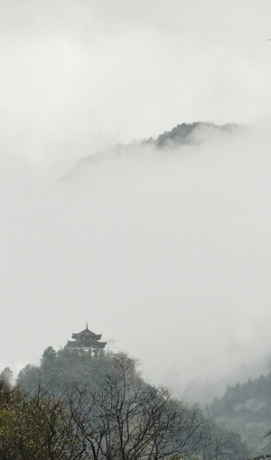 水墨风-手机拍摄-自然-风景-云雾 图片素材