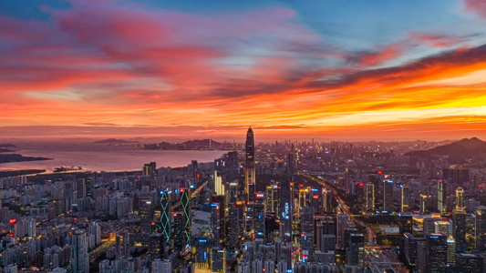 城市-色彩-深圳-艺术风光-路上 图片素材