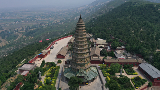 临汾市-大疆-mavic-洪洞-古建筑 图片素材