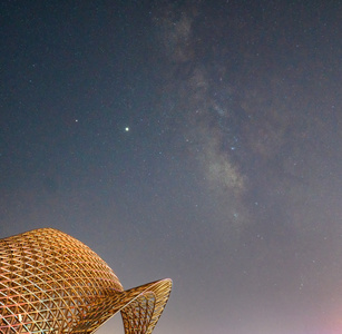风光-索尼-银河-南汇-星空 图片素材