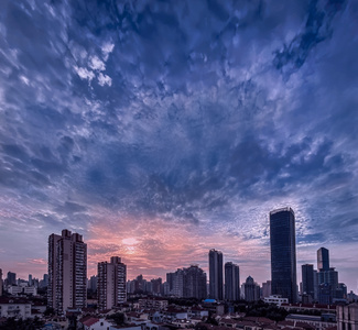 台风-天空-天气-夏天-上海市 图片素材