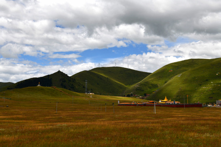 川西景色-风光-风景-塔公草原-风景 图片素材