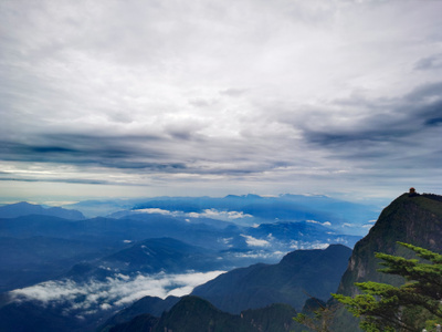 风光-光影-旅拍-峨眉山-自然 图片素材