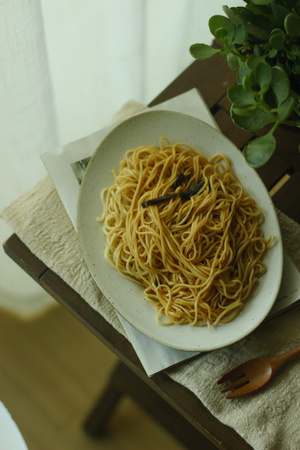 早餐-拌面-葱油拌面-食物-美食 图片素材