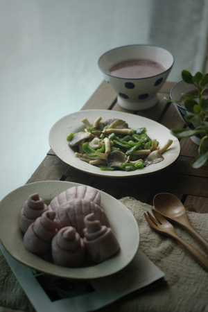 早餐-夏天-馒头-早餐-食物 图片素材