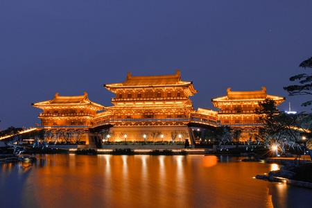 尘世烟火-洛阳-夜景-建筑-古韵 图片素材