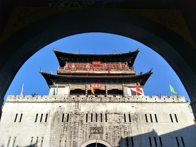 洛阳-丽景门-古建筑-手机摄影-古韵 图片素材
