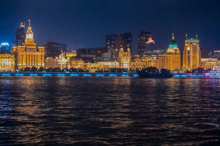 浦江两岸-水边-夜景-夜色-建筑 图片素材