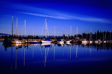 看你的城市-色彩-光影-温哥华-帆船 图片素材