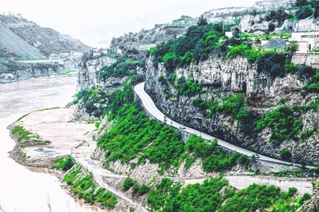 晋陕大峡谷-黄河-自然-风光-风景 图片素材