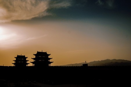 嘉峪关-西域-古道-嘉峪关-西域 图片素材