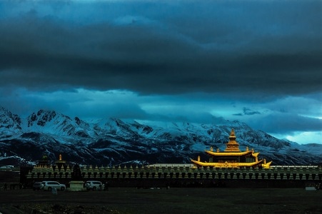 川西-寺庙-藏教-风景-建筑 图片素材