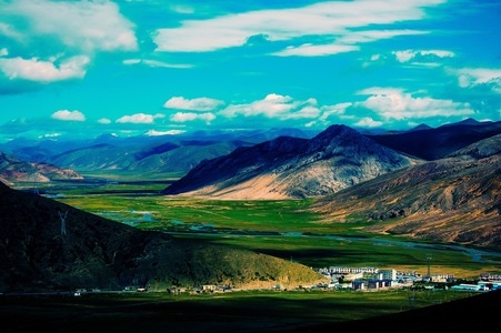 阿里-山-云-村落-风景 图片素材