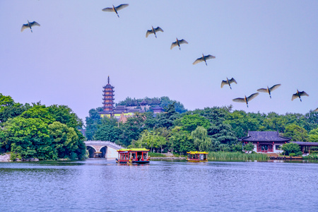 江苏镇江-风光秀丽-金山寺-传奇传说-江 图片素材