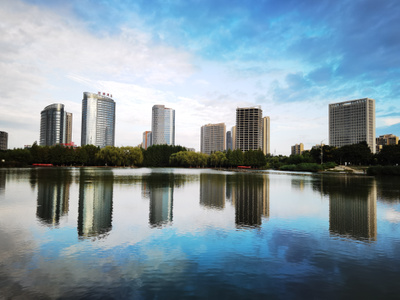 翠湖公园-城市色彩-天上的蓝-城市-城市风光 图片素材