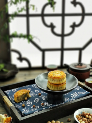 节日快乐-你好2020-食物-美食-月饼 图片素材
