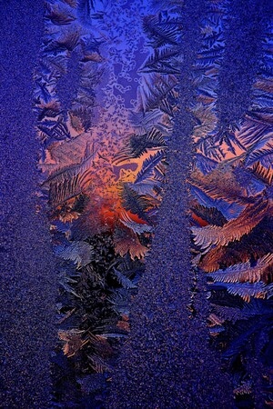 冰窗花-窗-北国风光-自然-故乡的原风景 图片素材