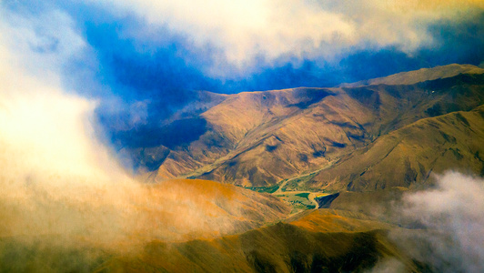 西藏雪山-风光-光影-人与自然-现场抓拍 图片素材