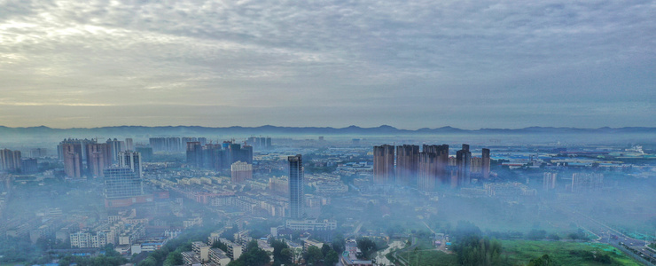 成都市-雾-原创-风光-风景 图片素材