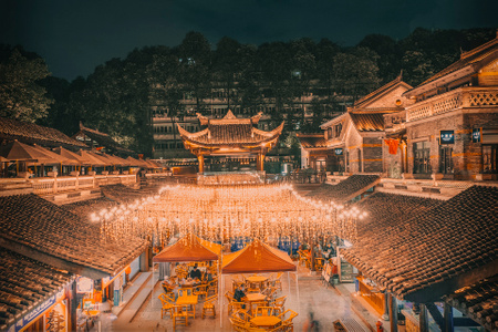 看你的城市-成都-人文景观-夜景-风光 图片素材