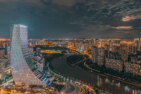 看你的城市-成都-风光-建筑-城市夜景 图片素材