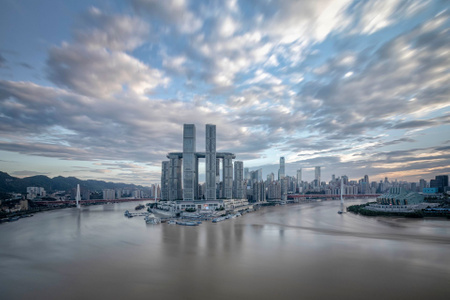 洪水-城市-码头-大桥-水域 图片素材