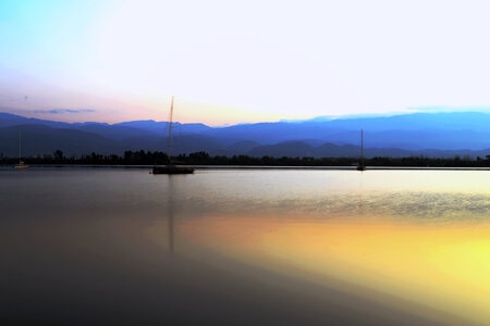 西昌邛海-悠闲照-自然-风景-湖面 图片素材