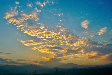 雅安市-航拍-自然-风光-风景 图片素材