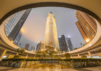 广州-建筑-地标-特色-仰视 图片素材