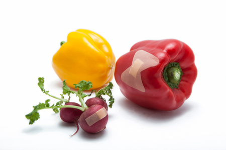 创可贴-水果-食物-蔬菜-创可贴 图片素材