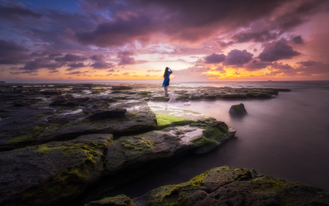扫海-涠洲岛-haida滤镜签约-自然光-旅行 图片素材